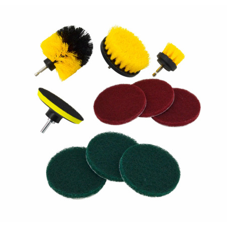DRILL BRUSH SET 10pcs