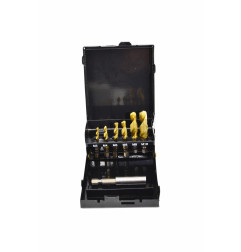 HEX HSS COMBINED TAP & DRILL BIT SET M3-M10 7pcs