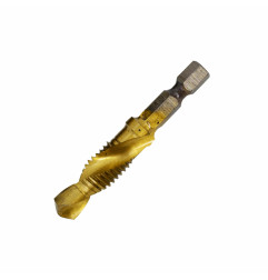 HEX HSS COMBINED TAP & DRILL BIT SET M3-M10 7pcs