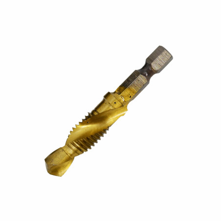 HEX HSS COMBINED TAP & DRILL BIT SET M3-M10 7pcs