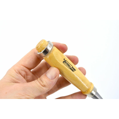 WOODWORKING CHISEL SET 6-24mm 4pcs/ WOODEN HANDLE