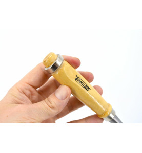 WOODWORKING CHISEL SET 6-24mm 4pcs/ WOODEN HANDLE