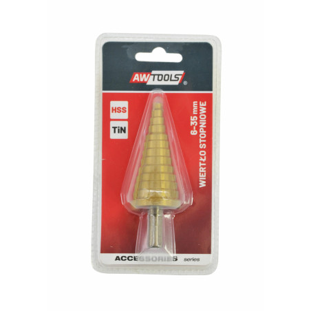 HSS-TiN STEP DRILL BIT 6-35mm