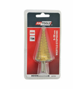 WIERTŁO STOPNIOWE HSS-TIN / 6-38mm