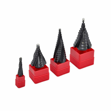 HSS-TiAlN M2 SPIRAL STEP DRILL BIT 6-38mm