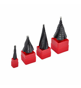 HSS-TiAlN M2 SPIRAL STEP DRILL BIT 4-12mm