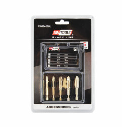 SCREW & BOLT EXTRACTOR SET 5pcs BLACK LINE