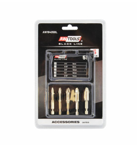 ZESTAW WYKRĘTAKÓW DO URWANYCH ŚRUB / NAKRĘTEK 5 elem. BLACK LINE