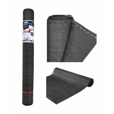 SIATKA CIENIUJĄCA 140g 1,2*25m SZARA UV 80%