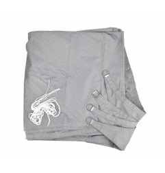 RECTANGULAR SHADE SAIL 3x4m/ GREY