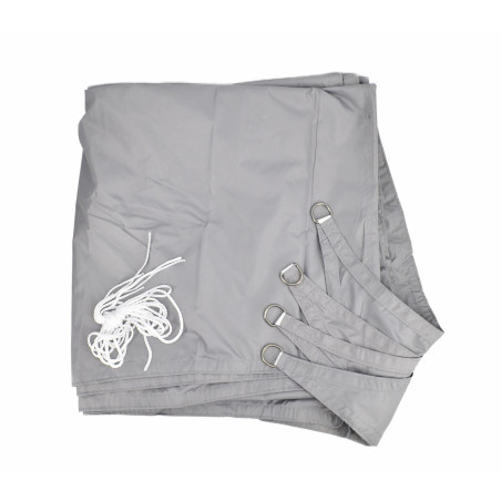RECTANGULAR SHADE SAIL 3x4m/ GREY