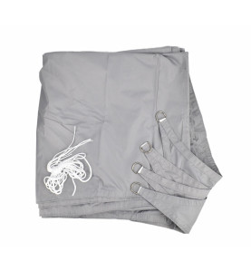 RECTANGULAR SHADE SAIL 3x4m/ GREY