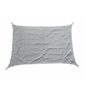 RECTANGULAR SHADE SAIL 3x4m/ GREY
