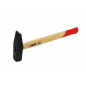 LOCKSMITH HAMMER/ WOODEN HANDLE 0.5kg BLACK LINE