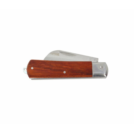 CURVED FOLDING POCKET KNIFE 200mm/ WOODEN HANDLE