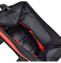 NYLON TOOL BAG w/ 15-POCKETS & RUBBER BASE