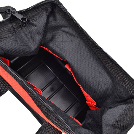 NYLON TOOL BAG w/ 15-POCKETS & RUBBER BASE