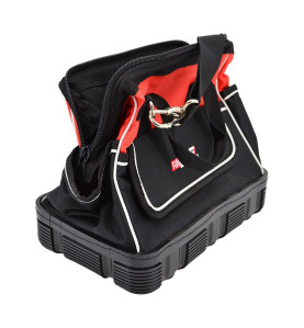 NYLON TOOL BAG w/ 15-POCKETS & RUBBER BASE