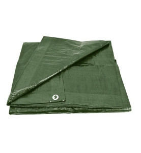 TARPAULIN SHEET/ GREEN 90g  2* 6m