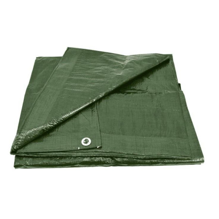 TARPAULIN SHEET/ GREEN 90g 10* 20m