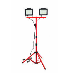 LED WORK LIGHT w/ TRIPOD STAND 2x50W 4750LM