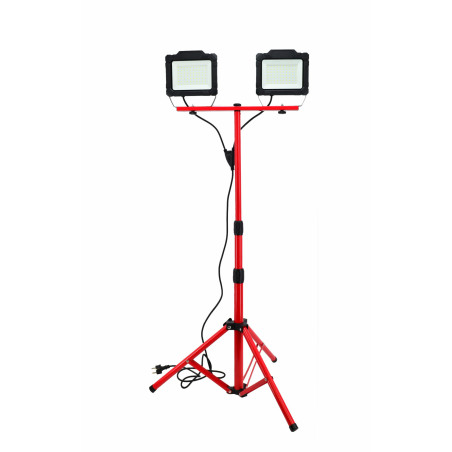 LED WORK LIGHT w/ TRIPOD STAND 2x50W 4750LM