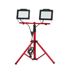 REFLEKTOR SMD LED ZE STATYWEM 2x50W