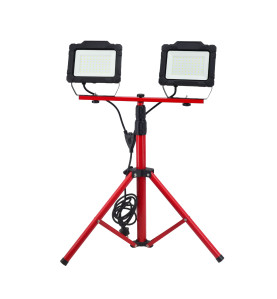 LED WORK LIGHT w/ TRIPOD STAND 2x50W 4750LM