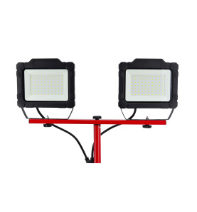LED WORK LIGHT w/ TRIPOD STAND 2x50W 4750LM