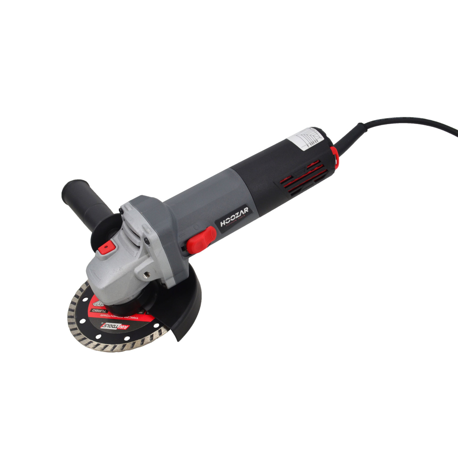 HOOZAR CORDED ANGLE GRINDER 800W 125mm KD69 w/ SPEED CONTROL HOOZAR CORDED ANGLE GRINDER 800W 125mm KD69 w/ SPEED CONTROL