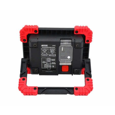 RECHARGEABLE COMPACT LED FLOODLIGHT w/ USB OUTPUT 20W 1400LM BLACK LINE