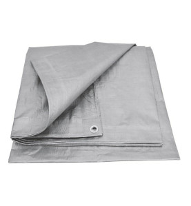 TARPAULIN SHEET/ SILVER 120g  3* 3m