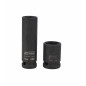 1/2" DRIVE STANDARD & DEEP IMPACT SOCKET SET 10-19mm 20pcs BLACK LINE