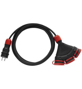 PRZEDŁUŻACZ EXTREME 25m 3x2,5mm 3 GNIAZDA IP54 16A/4000W
