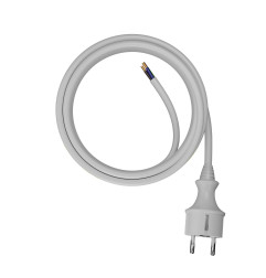 CONNECTION CABLE+PLUG 2m 2x1,5 WT. H05VV-F