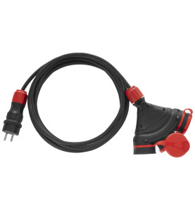 PRZEDŁUŻACZ EXTREME 30m 3x2,5mm 3 GNIAZDA IP54 16A/4000W