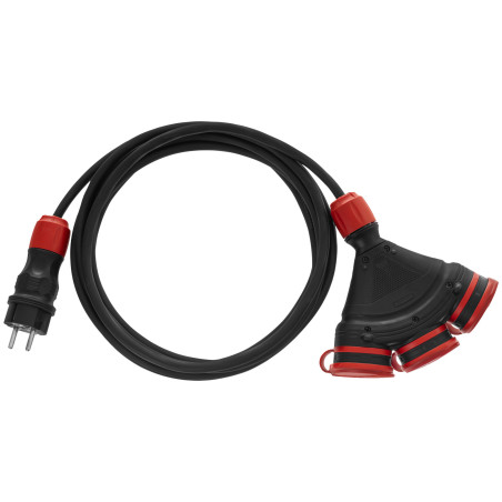 EXTENSION CORD EXTREME 40m 3x2,5mm 3-WAY IP54 16A/4000W