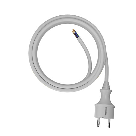 CONNECTION CABLE+PLUG 2m 3x1,5 WT. H05VV-F