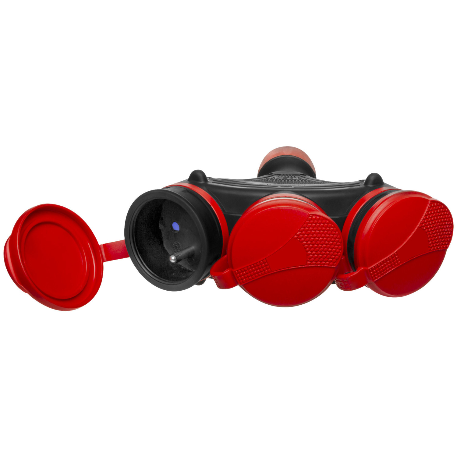 GNIAZDO EXTREME POTRÓJNE Z KLAPKAMI IP54 16A GNIAZDO EXTREME POTRÓJNE Z KLAPKAMI IP54 16A