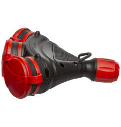 GNIAZDO EXTREME POTRÓJNE Z KLAPKAMI IP54 16A