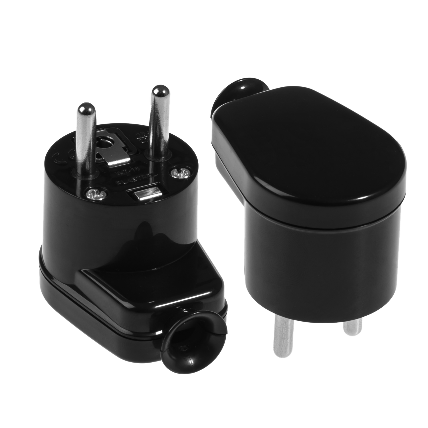 ANGLED PLUG 10pcs BLACK WT-50