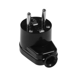 ANGLED PLUG 10pcs BLACK WT-50