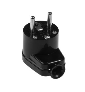 ANGLED PLUG 10pcs BLACK WT-50