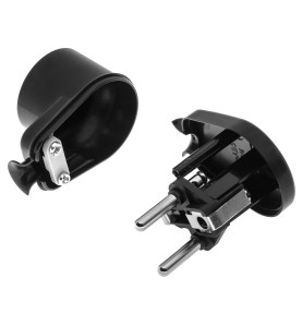 ANGLED PLUG 10pcs BLACK WT-50