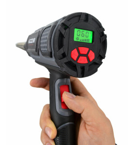 OPALARKA 2000W Z REGULACJĄ I AKCESORIAMI WYŚWIETLACZ LCD