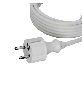CONNECTION CABLE+PLUG 3m 3x1,5 WT. H05VV-F