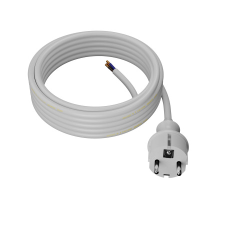 CONNECTION CABLE+PLUG 1,5m 3x1,0 WT. H05VV-F