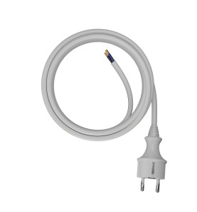 CONNECTION CABLE+PLUG 1,5m 3x1,0 WT. H05VV-F