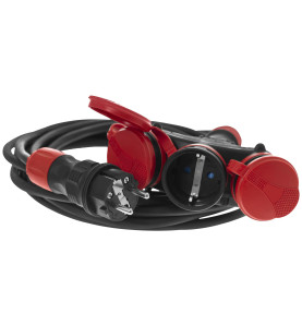 EXTENSION CORD EXTREME 10m 3x1,5mm 3-WAY IP54 16A/4000W