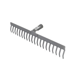 16-TINE STEEL GARDEN RAKE HEAD